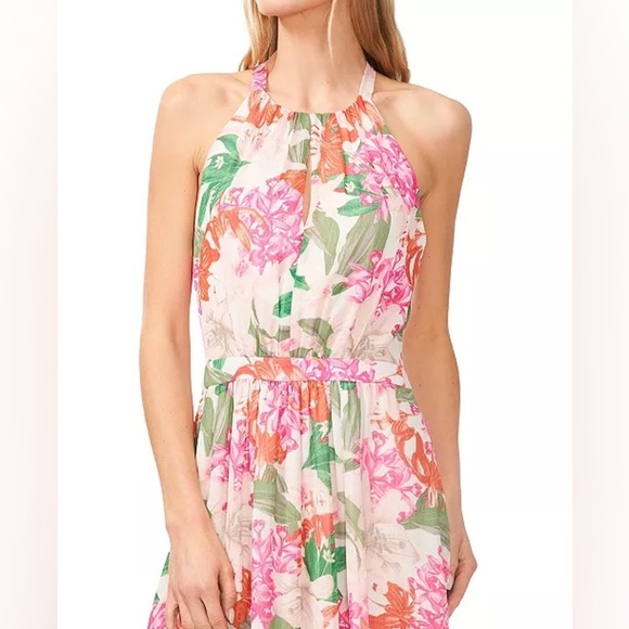 CeCe- Floral Long Maxi Dress Halter Neck - Size 6
Retail Price $175 - Picture 5 of 17
